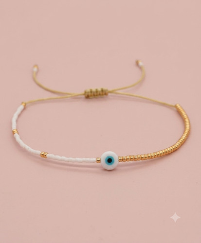 Dainty evil eye bracelet - dainty,