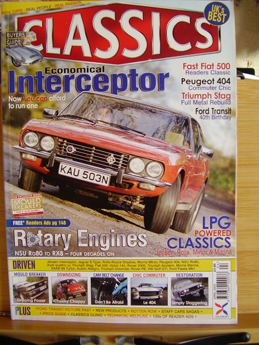 Classics car mag april - mag, 2005