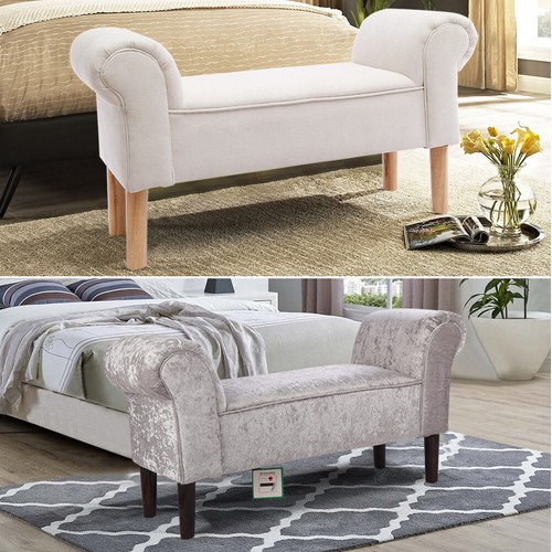 Bedroom upholstered bench end - upholstered,