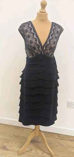 Eliza dress navy layered - eliza, j