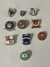 Football Club Pin Badges Collectible Official Bundle Of 10
