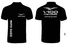 POLOSHIRT POLO PERSONALIZZATA PER MOTO GUZZI V100 MANDELLO