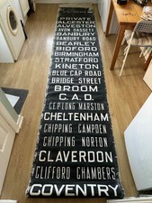 RARE Midland Red Birmingham & Surrounds Main Front Bus Destination Blind 1970s