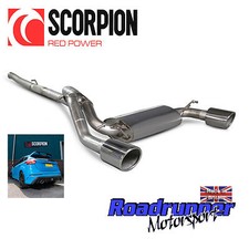 Scorpion Focus RS MK3 Exhaust System Cat Back 3" Stainless NON VALVE SFD085 LOUD