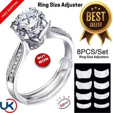 Ring Size Adjuster Reducer Silicone Invisible Pads For Loose Rings Jewellery UK