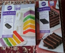 2 WILTON EASY LAYERS CAKE PAN