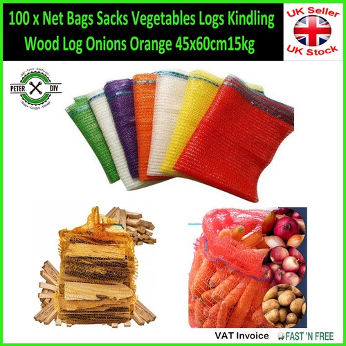 100 net bags sacks - 100,