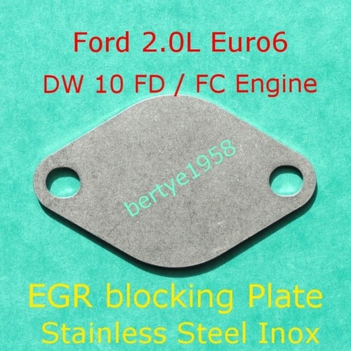 Egr valve block plate ford - block,