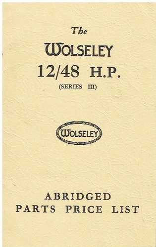 Wolseley hp - hp, iii)