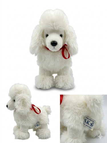 White poodle plush dog - s.k.,