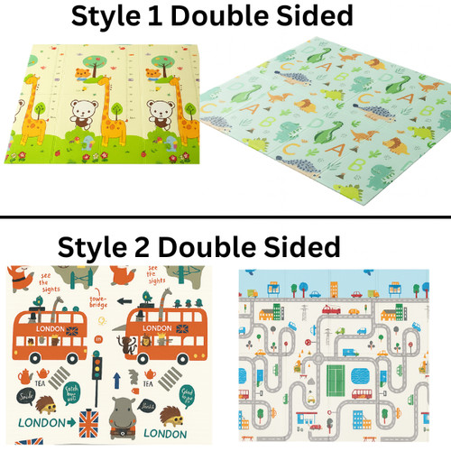 Foldable baby play - baby, mat
