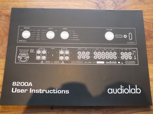Audiolab 8200a amplifier - audiolab,