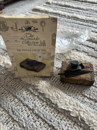 Vintage suitcase miniature - suitcase,