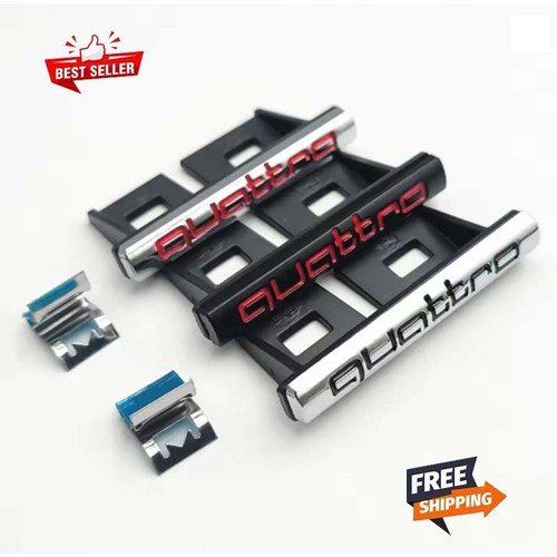 Abs chrome logo quattro - 3d,