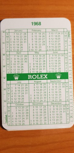 Vintage rolex calendar - vintage,