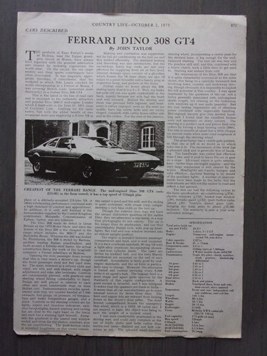 Ferrari 308 gt4 dino orig - gt4,