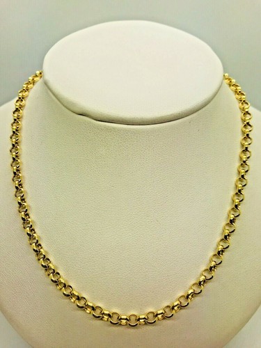 9ct yellow gold round belcher - yellow,