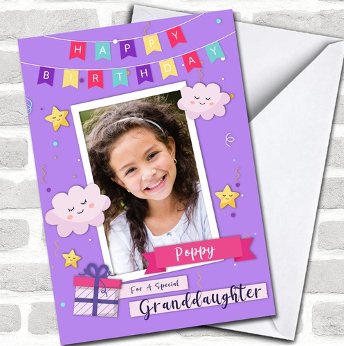 Granddaughter purple photo - granddaughter,