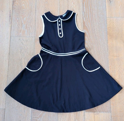 Jacadi navy dress 10yo - navy,