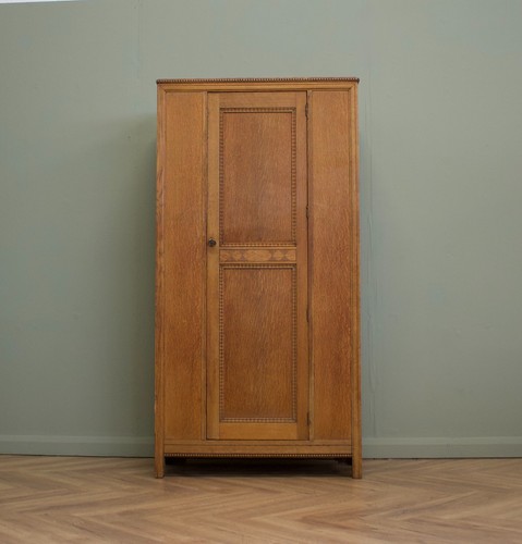 Oak art deco wardrobe hall - oak,