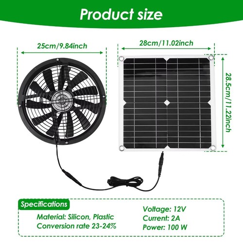 Solar exhaust fan panel sets - solar,