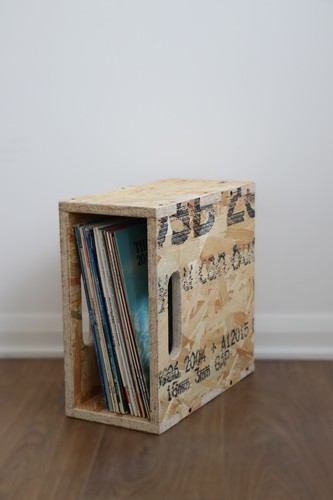 Record storage cube - record,