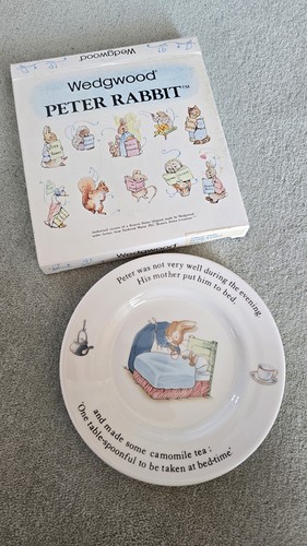 Peter rabbit nursery plate - nursery,