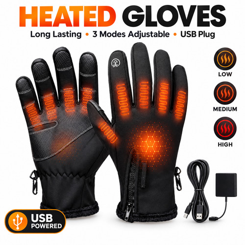 Waterproof usb heated - waterproof,