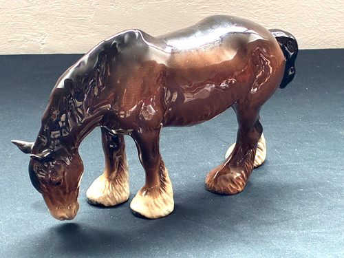 Beswick grazing shire horse - shire,