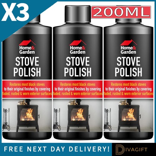 Black stove polish 200ml - x,
