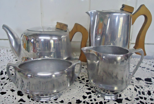 Vantage picquot ware tea set - vantage,