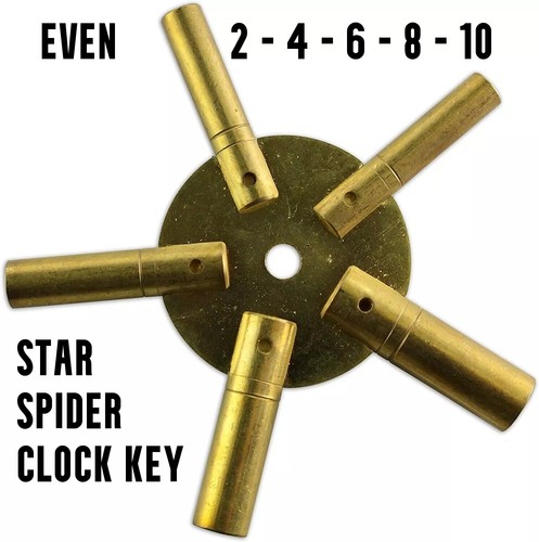 Clock winding key - clock,