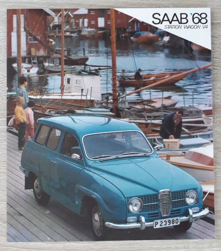 Saab station wagon brochure - wagon,