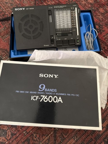 Sony icf 7600a - fm/mw/sw, band
