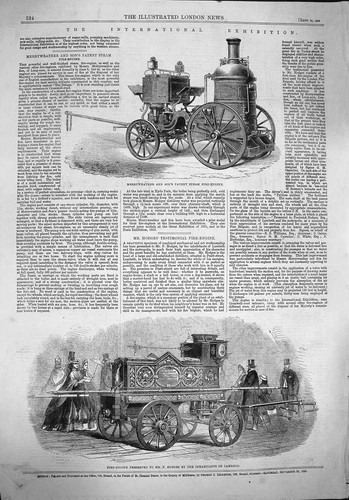 Old antique print 1862 - old,