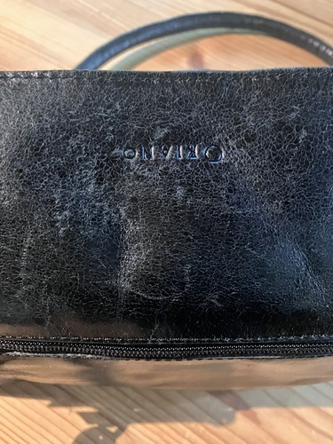 Oriano black clutch leather - oriano,