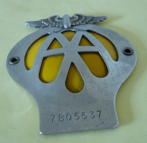 Vintage car badge - vintage,