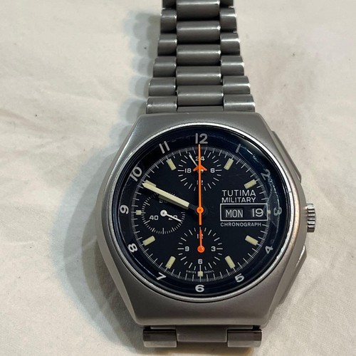 Tutima military chronograph - military,