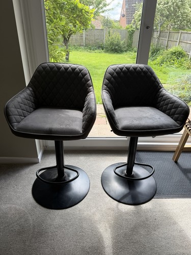Two hamilton bar stools - bar, with