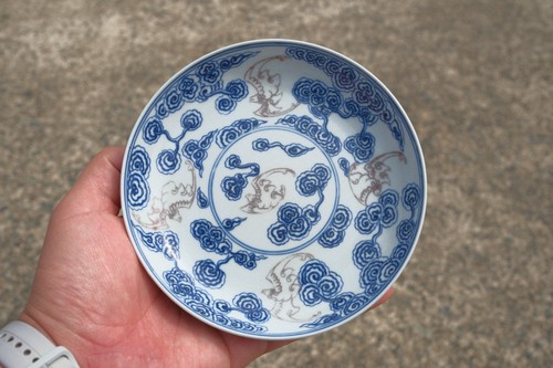 B0092 porcelain plate with - porcelain,