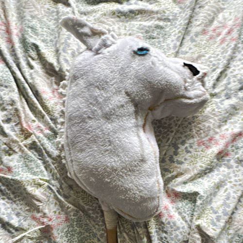 White plush unicorn hobby - white,