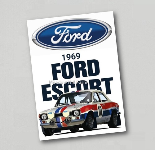 Fridge magnet ford escort mk1 - magnet,