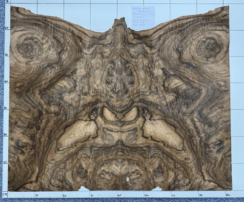 English walnut figured - walnut, real