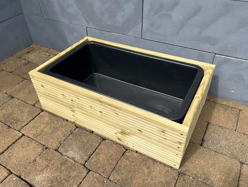 Wooden raised small pond - small,