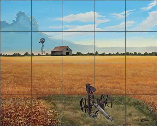 Landscape tile mural - landscape,