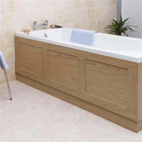 Oak wood bath - wood, side