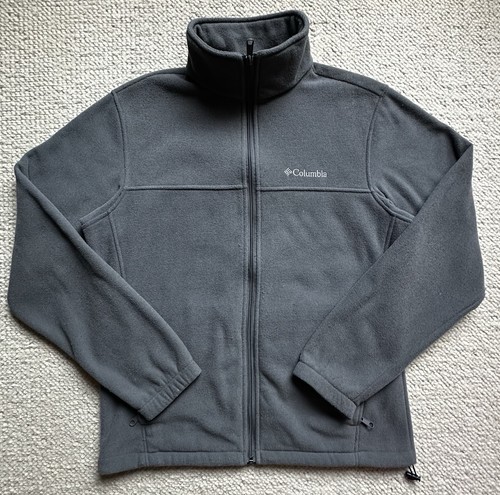 Columbia dark grey fleece full - dark,