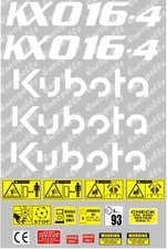 Decal Sticker set. KUBOTA