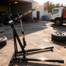 1 Ton Folding Hydraulic Engine Crane Stand Hoist Lift Jack Garage Workshop Tools