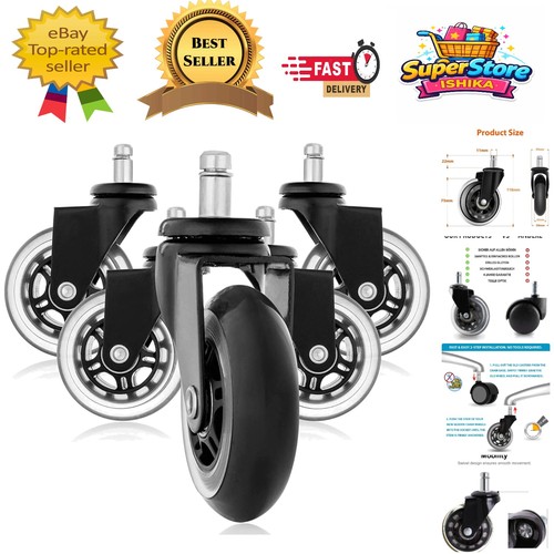 Universal silent casters - silent, for